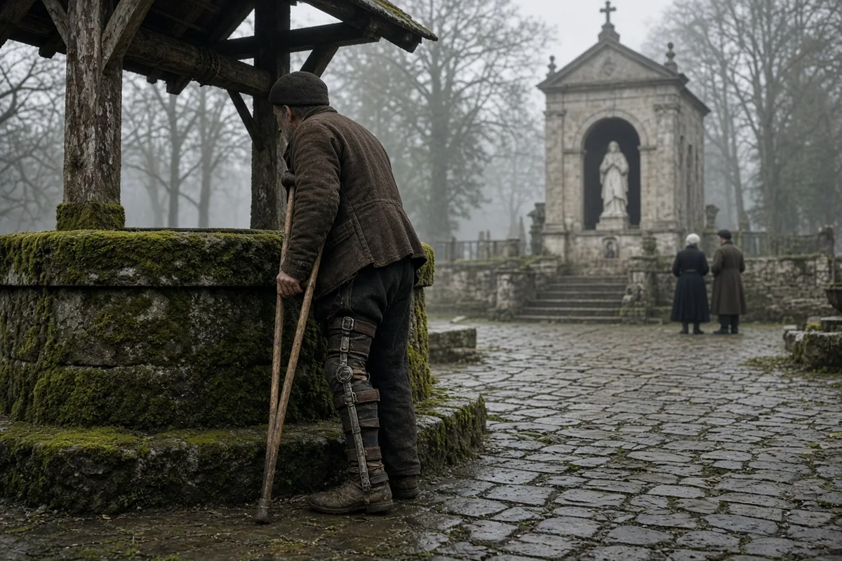 Pierre de Rudder arrived at the Oostakker shrine in 1875 after thirty-five years of unhealed tibial fracture.