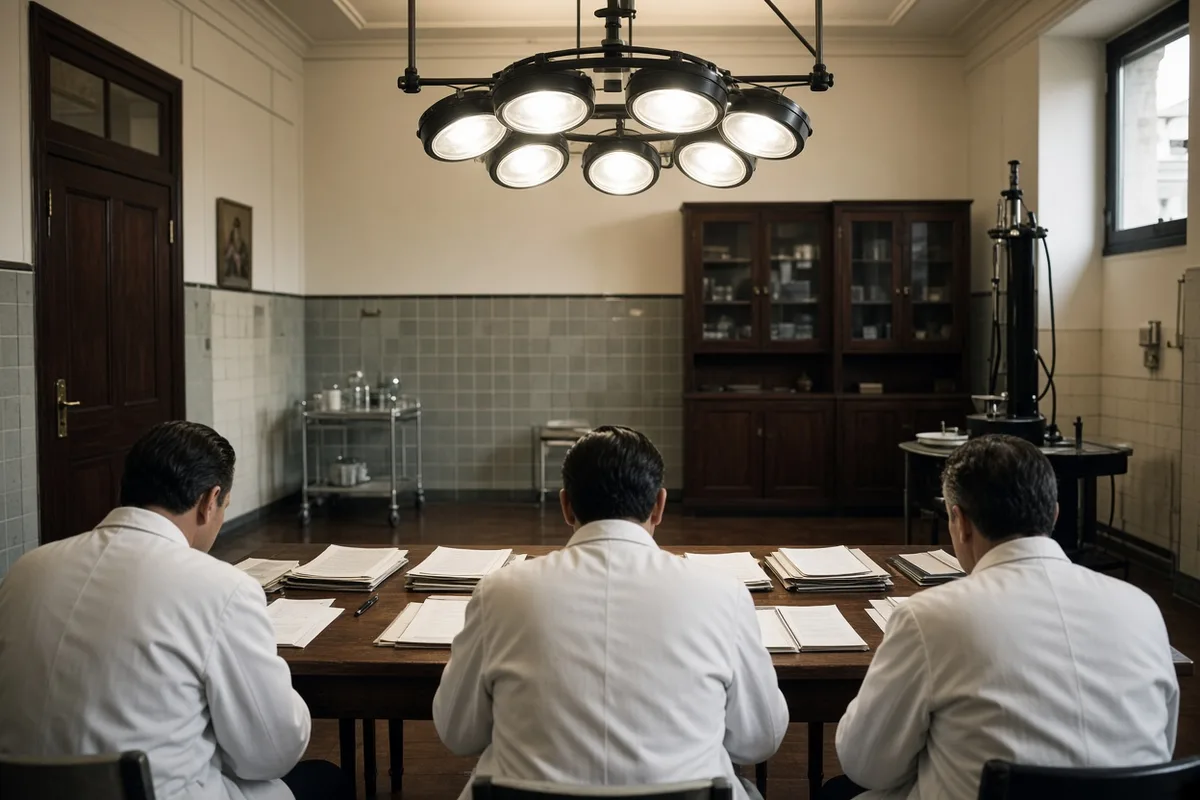 Medical examinations occurred at the shrine before and after the visit.