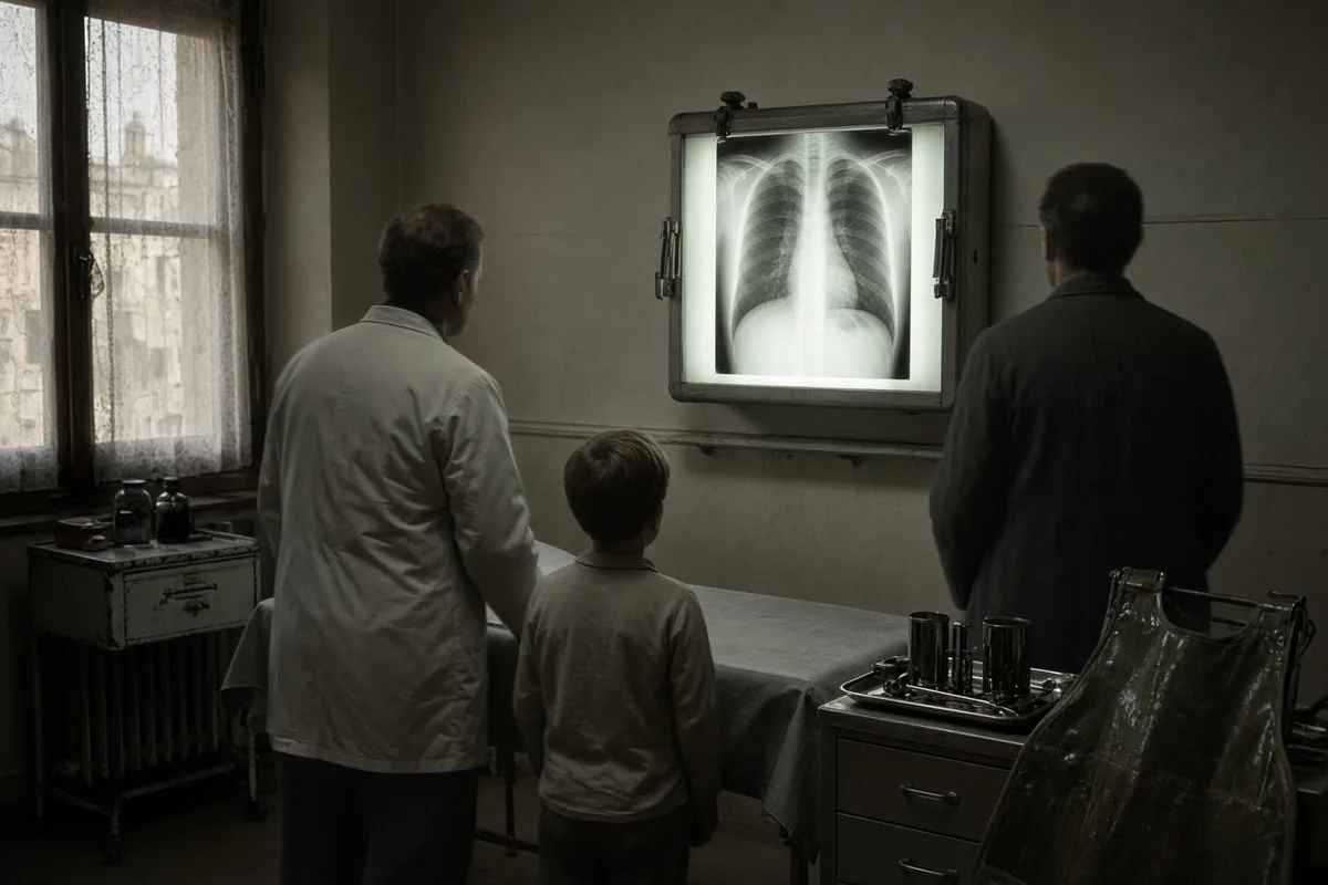 Pre- and post-pilgrimage X-rays were taken to document the bone condition.