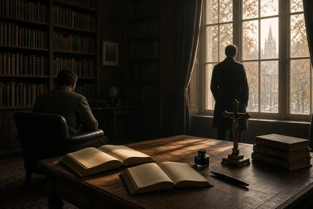 Evelyn Waugh began his formal instruction in the Catholic faith through private study in 1930.
