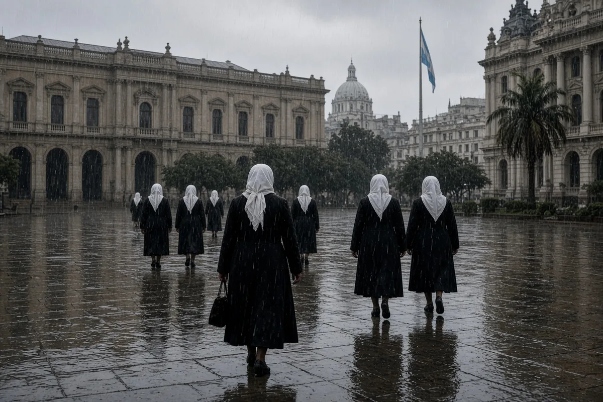 Despite harsh weather and government intimidation, the Mothers continued their marches every Thursday in 1977.