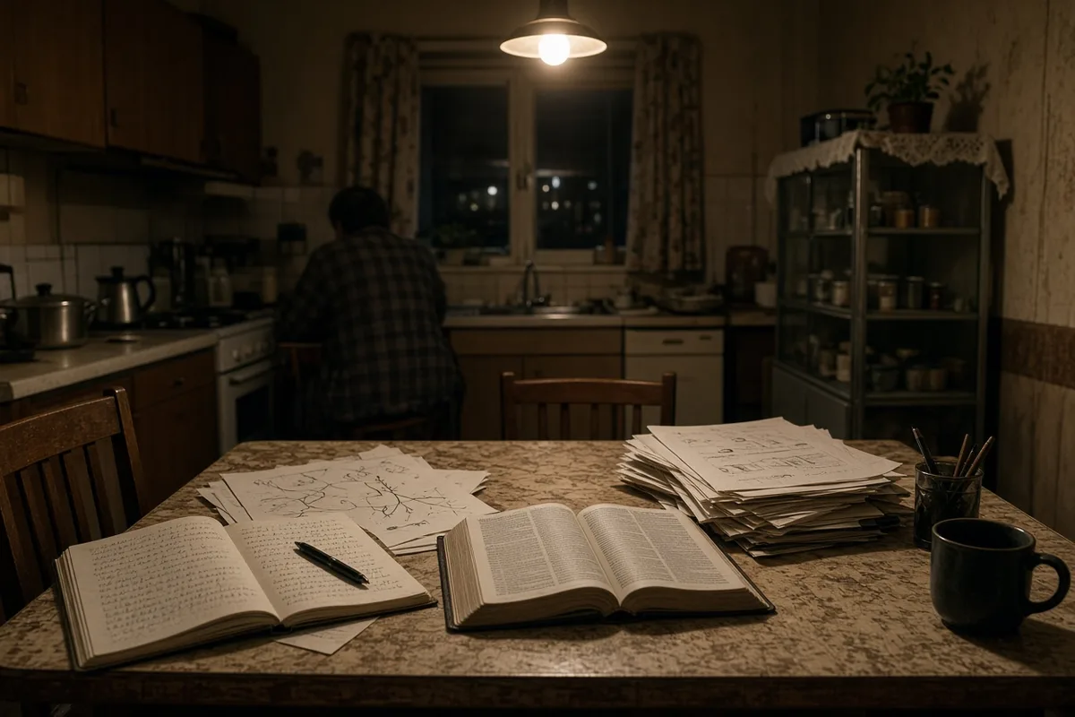 Personal reflection at home connected laboratory findings with questions of purpose.