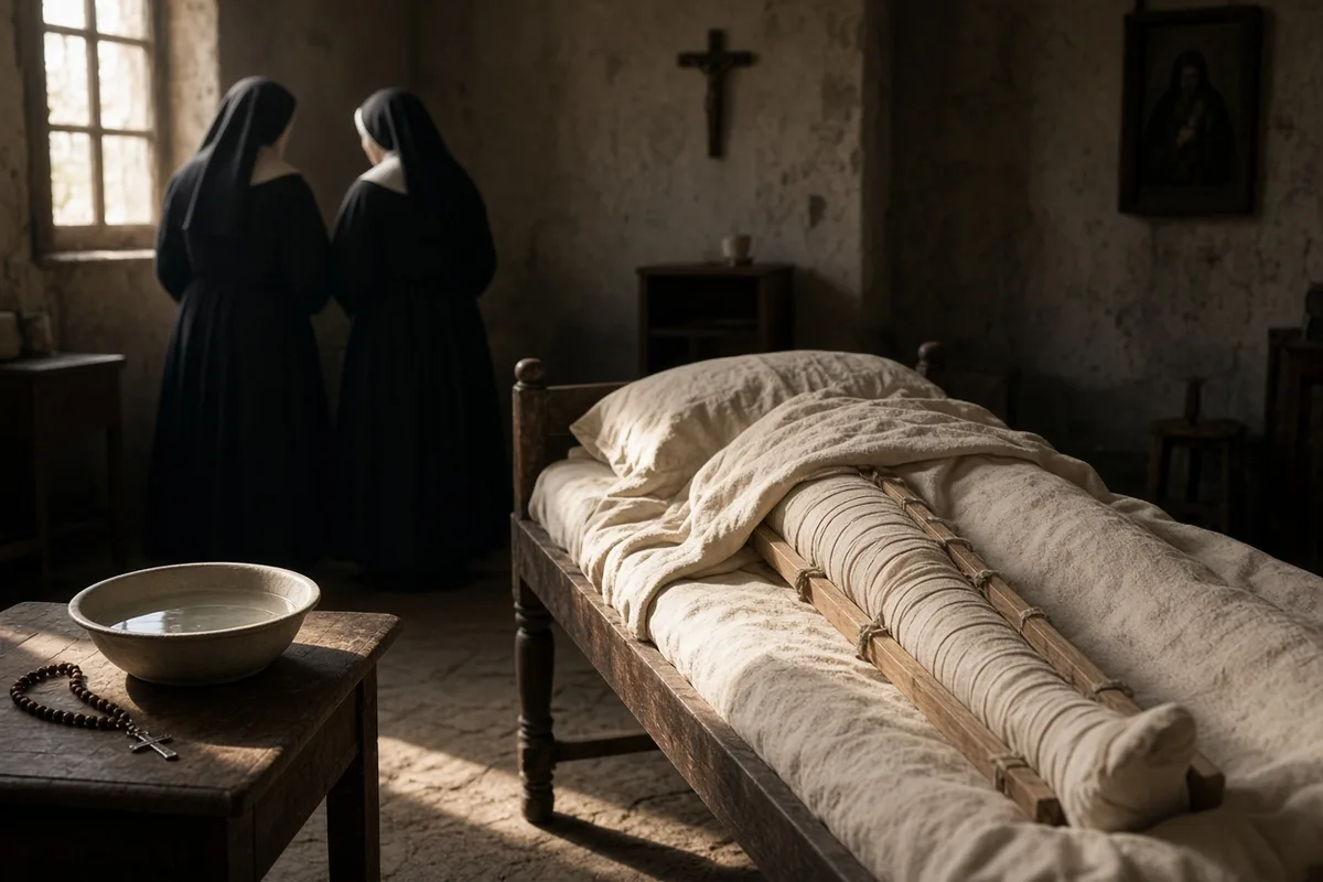 Sister Mary suffered from a long-standing bone infection before traveling to Lourdes.
