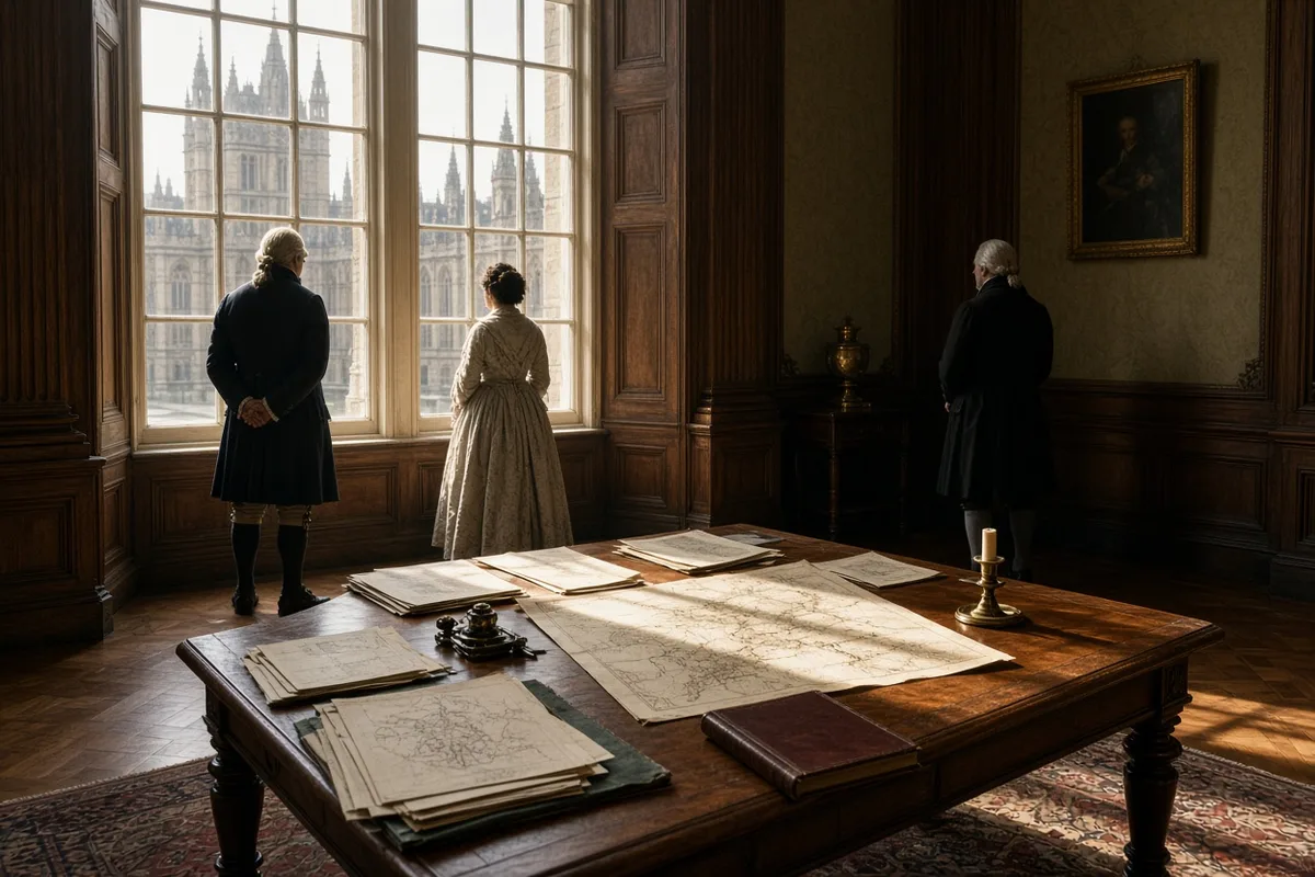 Wilberforce met with fellow campaigners to gather evidence against the transatlantic slave trade.