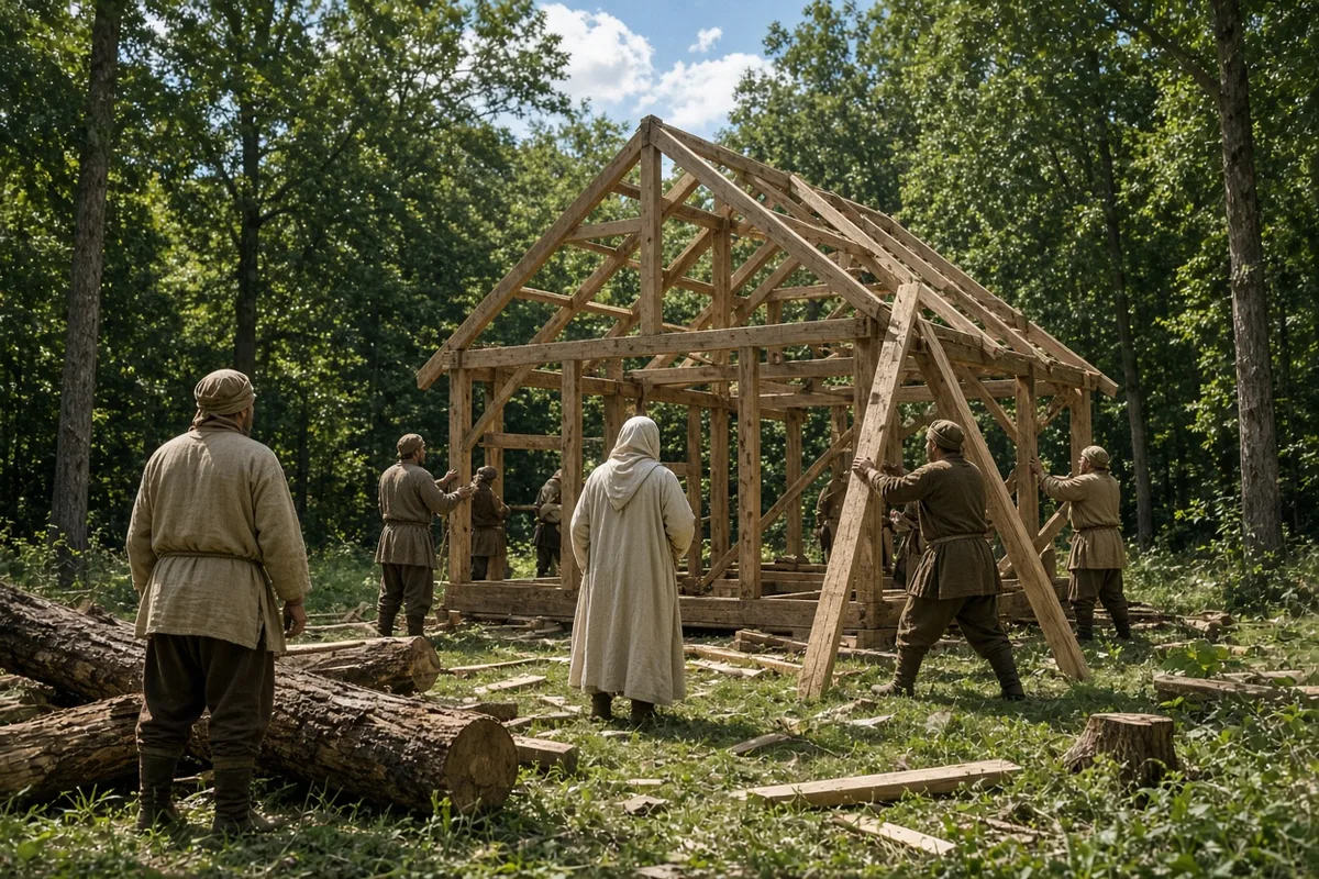 Timber from the Donar Oak was repurposed to construct the first Christian church in the area.
