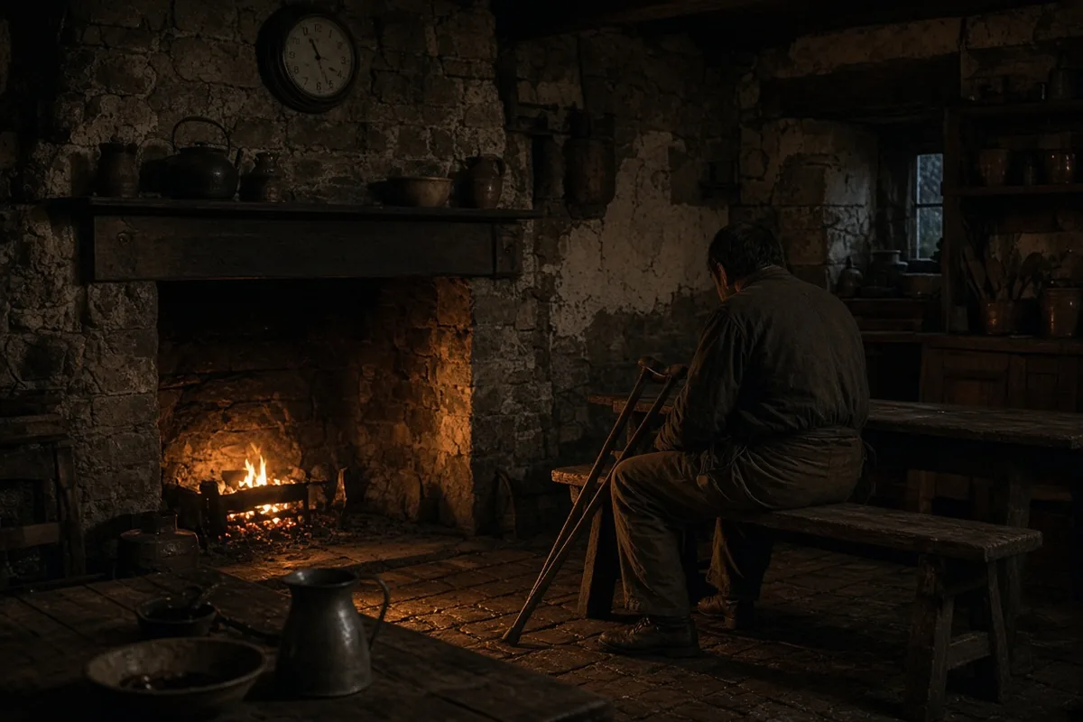 For eight years Pierre de Rudder lived as a disabled farm laborer dependent on crutches.