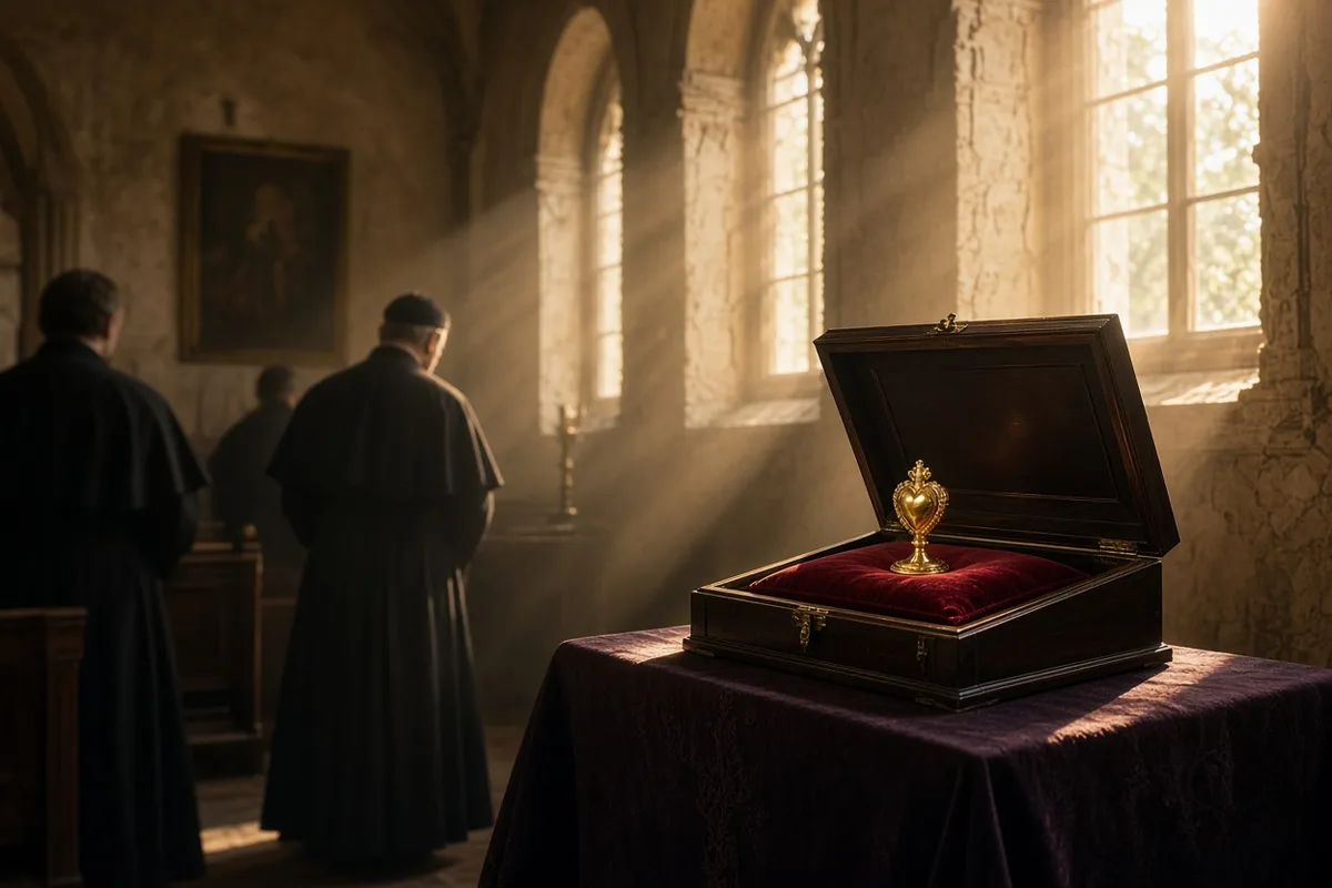 Church authorities documented the initial preservation of the heart following Vianney's burial.