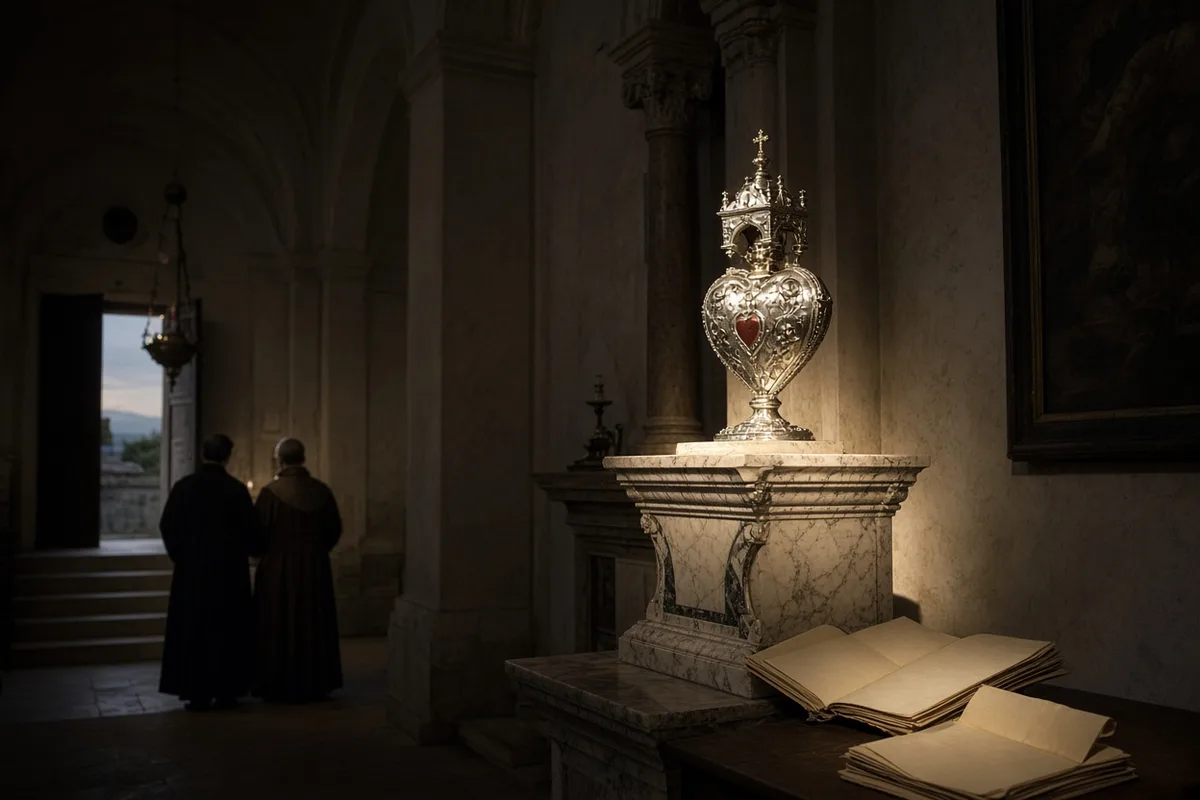 The incorrupt heart of St. John Vianney remains on display as a documented relic of the Catholic Church.