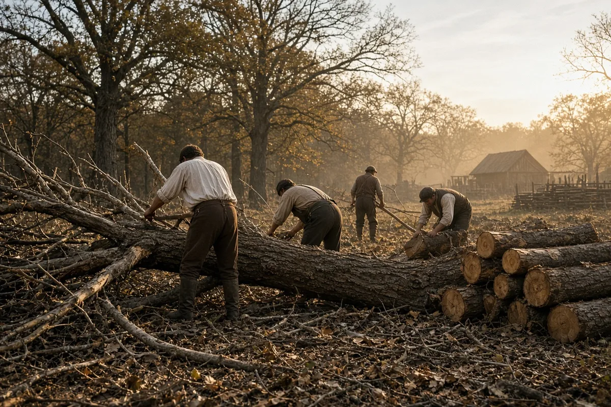 Timber from the oak was used to build a chapel.