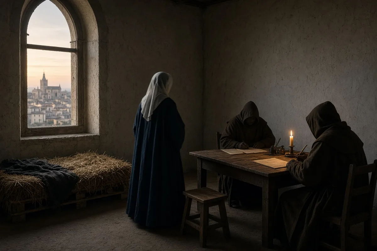 Her letters and exhortations helped persuade the pope to restore the papacy to Rome.