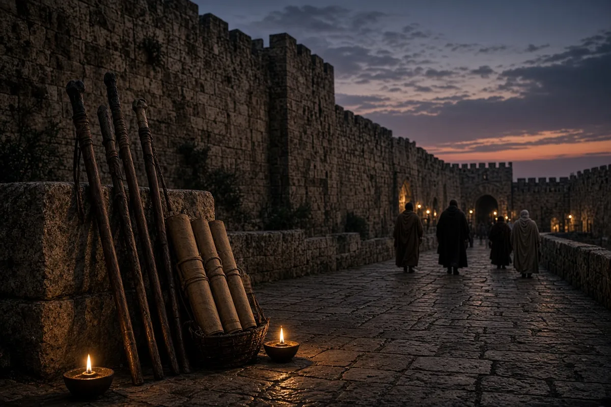 The walkers reached Jerusalem after months of travel in 1999.