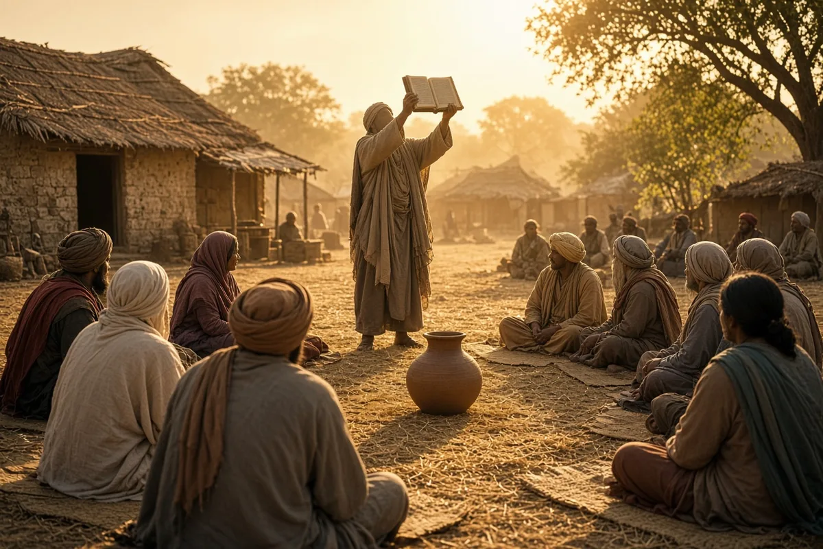 Singh reconciled divided Hindu and Christian communities through plain acts of shared prayer.