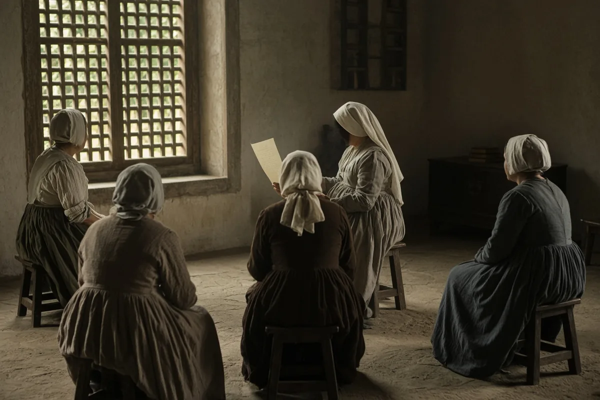 The order welcomed widows and women of varied social ranks, offering an accessible path of contemplative life.