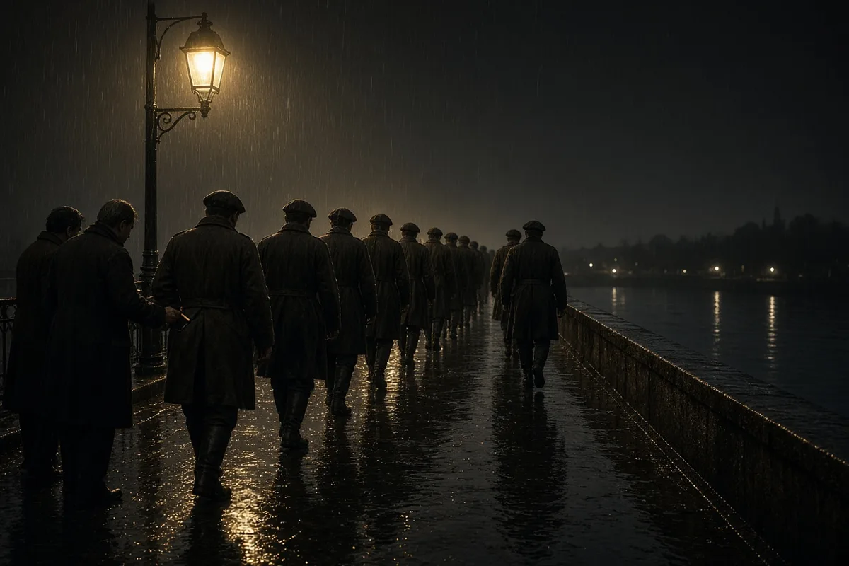 In 1940 Le Mans civilians secretly aided marching British POWs at considerable personal risk from German authorities.