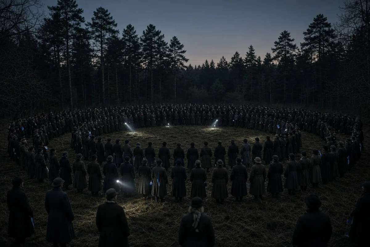 Forest gatherings allowed large groups to practice national repertoire away from Soviet surveillance.