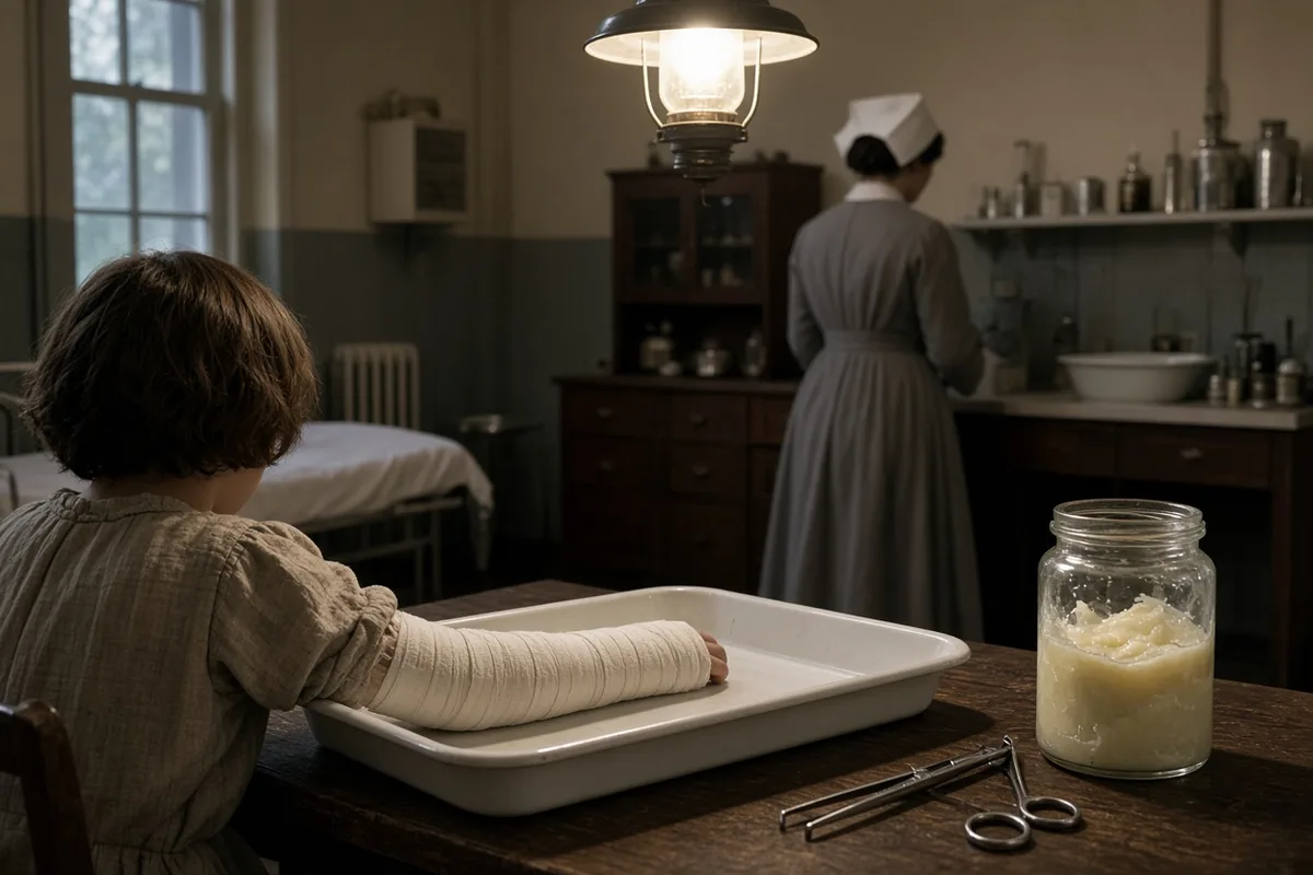 Treating a child's infected wound in 1928 prompted Alexander Fleming to investigate antibacterial agents.