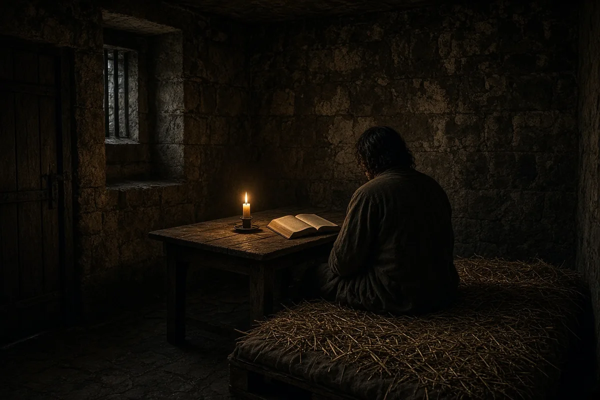 John Bunyan began reading the Bible during his imprisonment in Bedford Gaol around 1650.