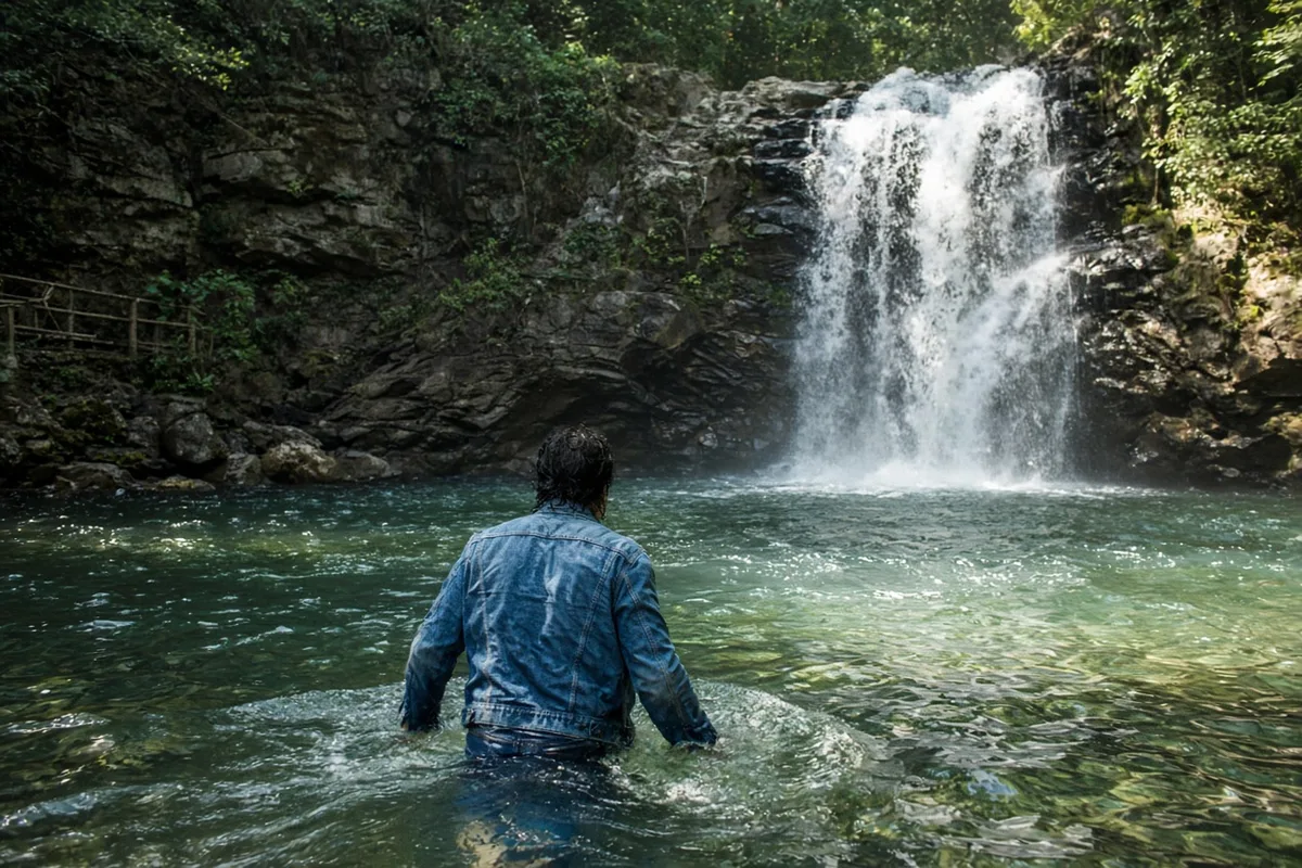 Francis Collins described kneeling in a waterfall and accepting Christ in The Language of God.