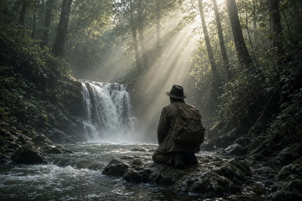 Francis Collins described kneeling in a waterfall and accepting Christ in The Language of God.