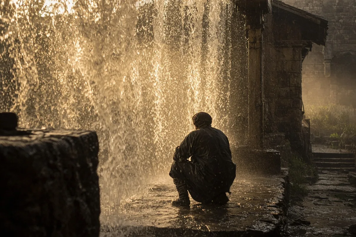 Francis Collins described kneeling in a waterfall and accepting Christ in The Language of God.