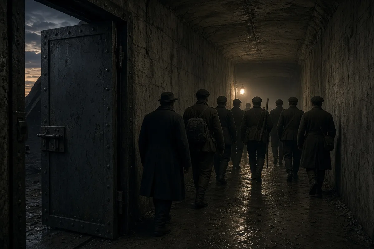 The ten condemned men were locked inside the airless underground cell with no food or water.