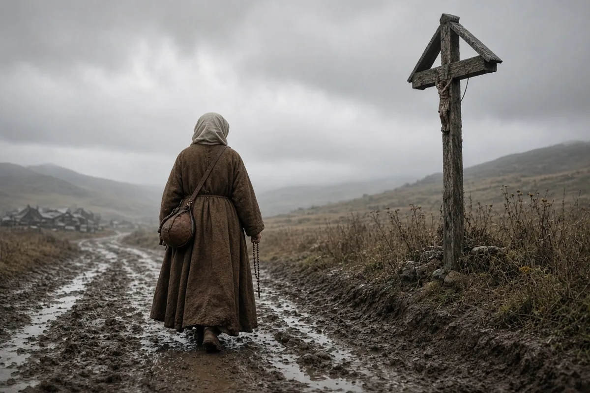 Kempe traveled extensively on foot and by cart to visit shrines and holy places.