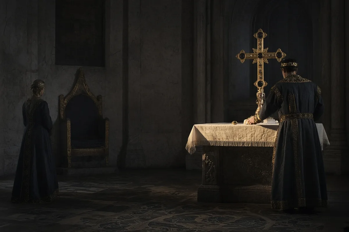 The king's conversion under Theodolinda's influence unified religious practice across the Lombard kingdom by 603.