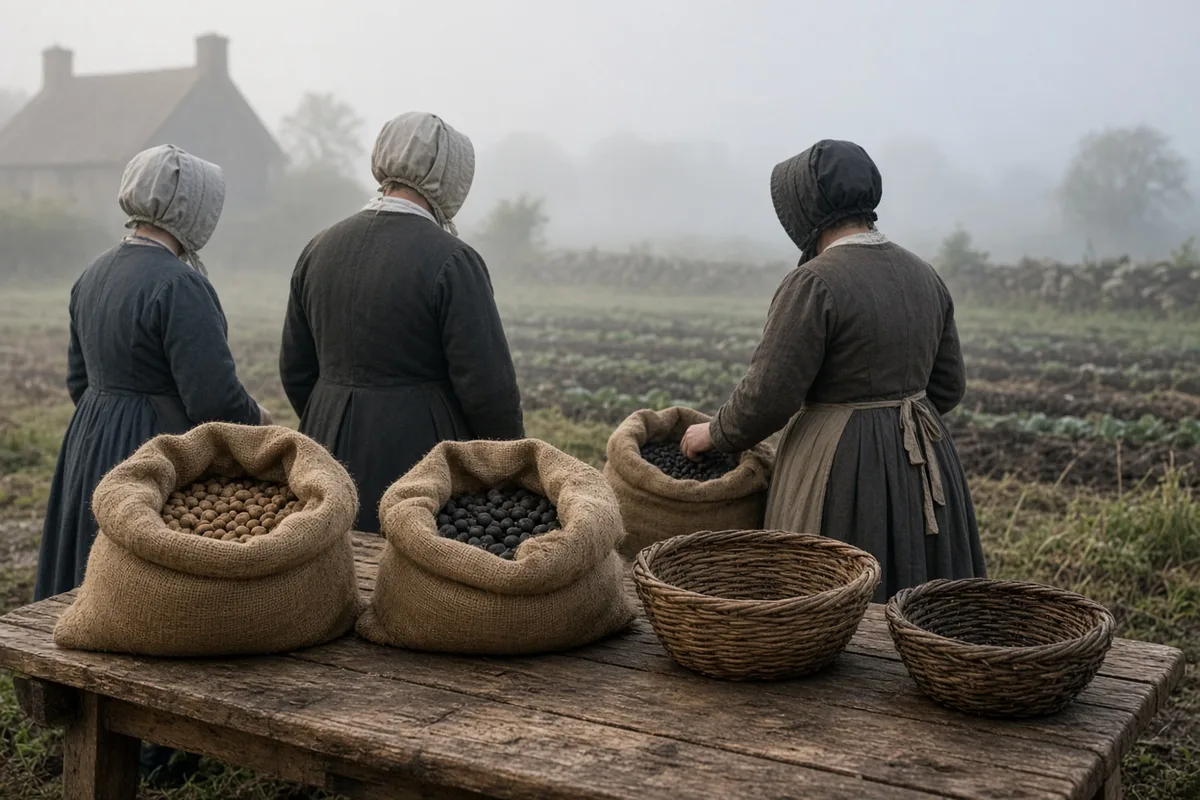 Quakers also distributed seeds to help families grow replacement crops after the potato blight.