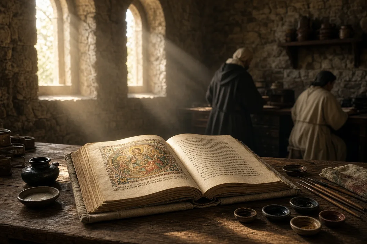 Hildegard completed the Scivias manuscript in her convent before seeking wider approval.