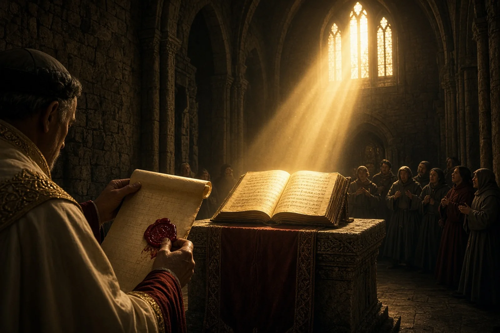 St. Hildegard Receives Papal Approval for Her Visions