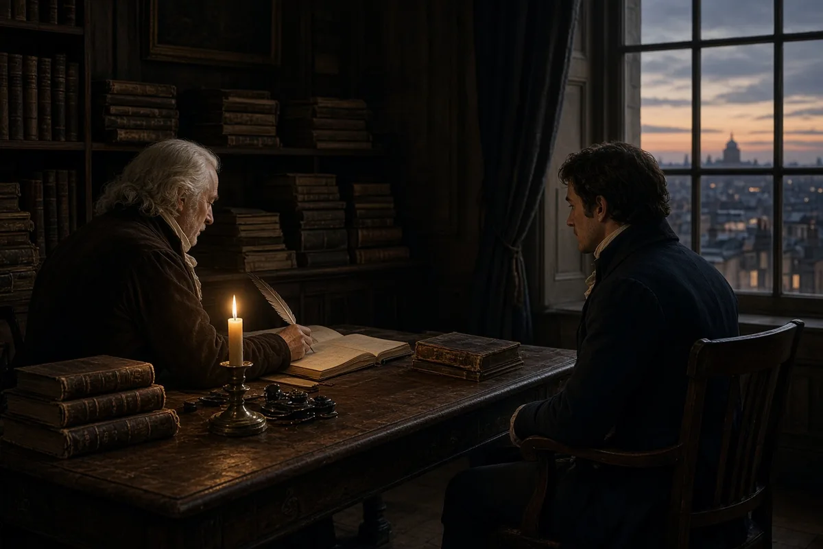 Late in life, Newton published a searing confession of the slave trade's cruelty and urged the young William Wilberforce to remain in Parliament and fight for abolition.
