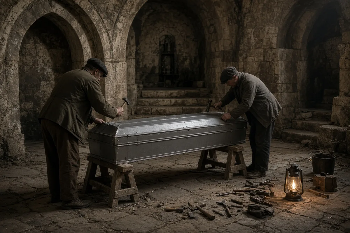 The 1925 proceedings concluded with the body returned to its tomb under documented conditions.