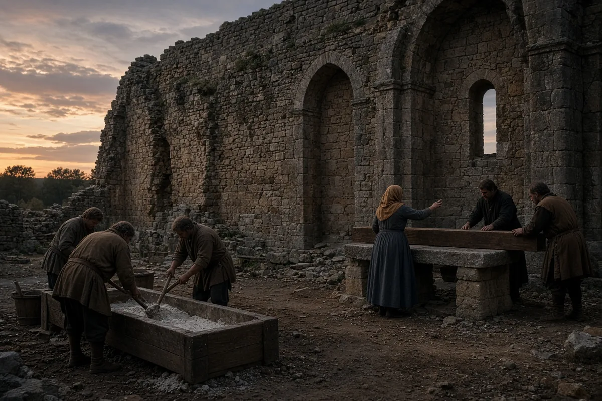 Bertha supported the restoration of the ancient church of St. Martin for Augustine’s use.