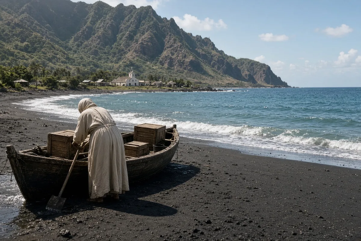 Father Damien arrived in 1873 to serve the isolated leper settlement on Molokai.