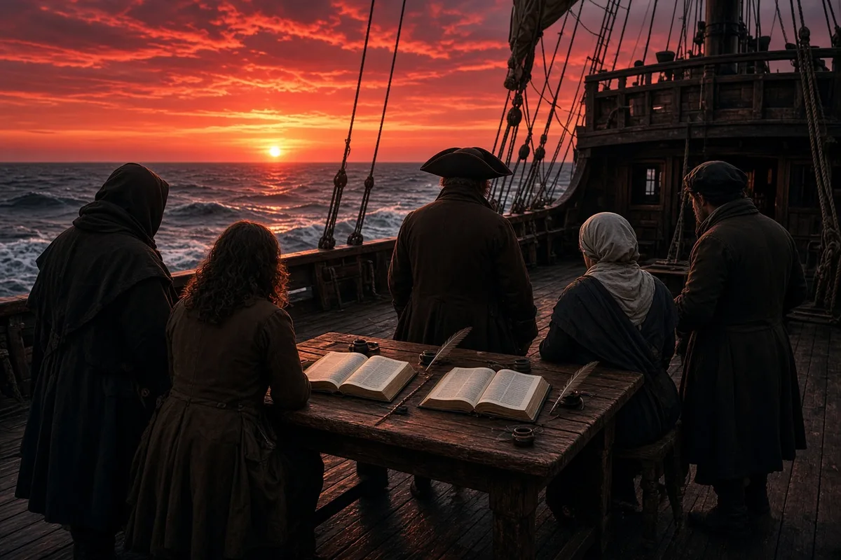 The initial party traveled by sea to begin operations without financial guarantees from the mission.