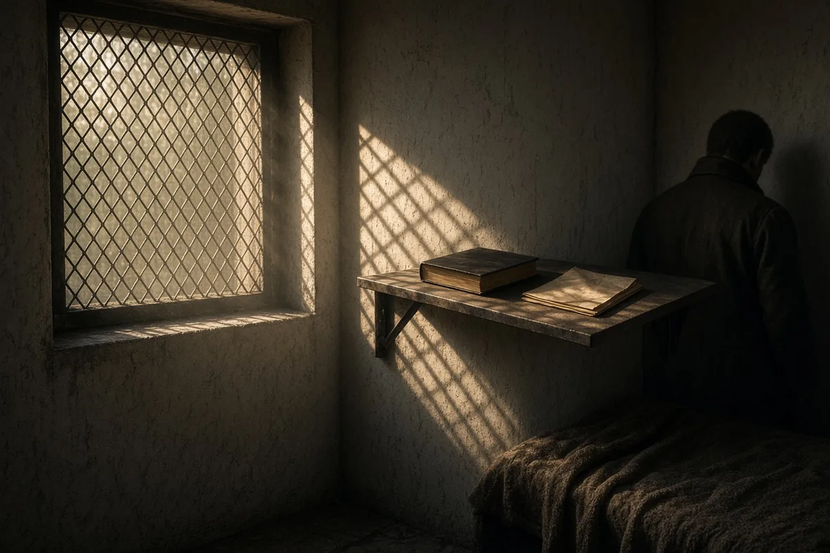 Cleaver described completing his prison conversion by centering his life on the Bible alone.