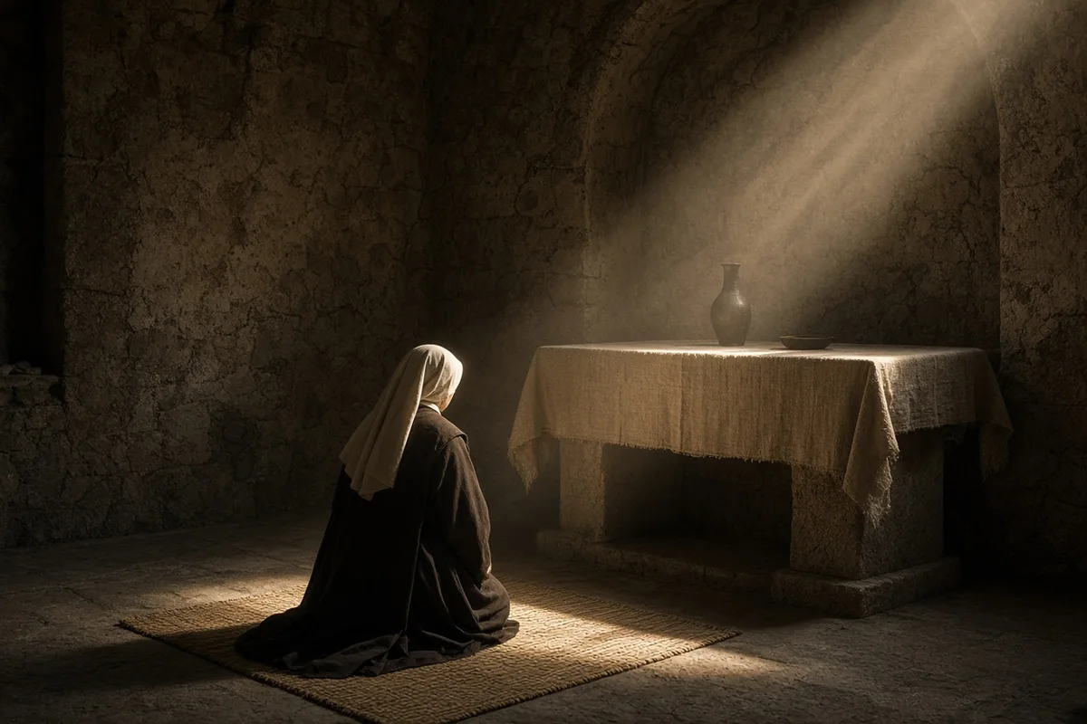 Clare established the Order of Poor Ladies at the church of San Damiano dedicated to prayer and simplicity.