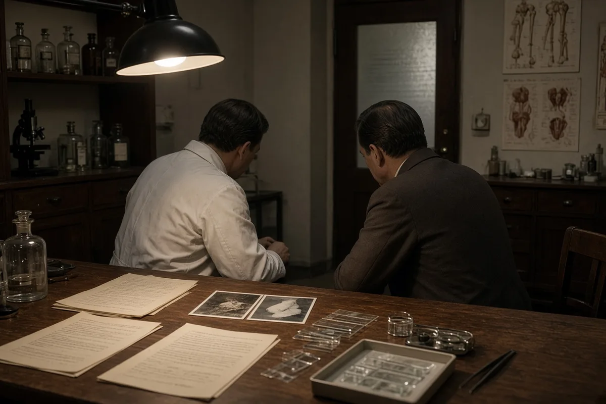 The physicians compiled comparative medical records of the lesion resolution.