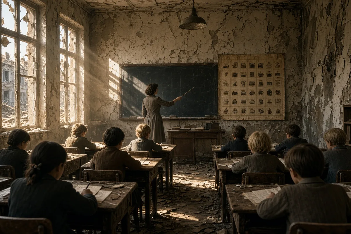 Samaritan's Purse established basic education programs for orphans in postwar zones.