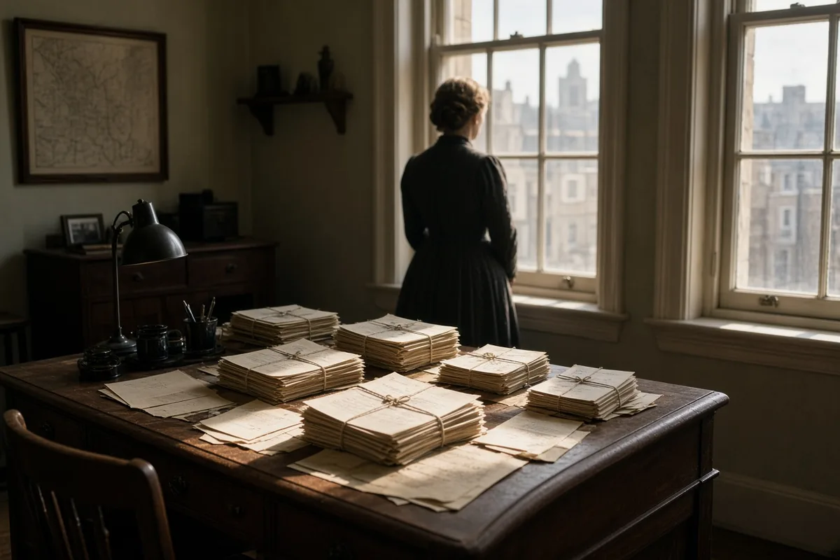 Winton wrote hundreds of letters to British families to arrange homes for the refugee children.