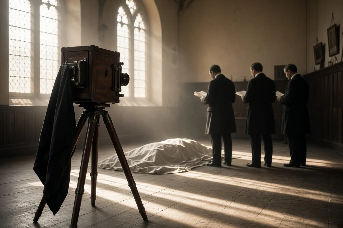 Photographs were taken to record the condition of the body in 1909.