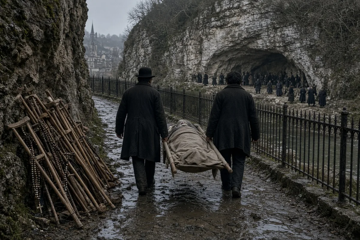 Marie Bailly arrived at Lourdes suffering from advanced peritonitis in 1896.