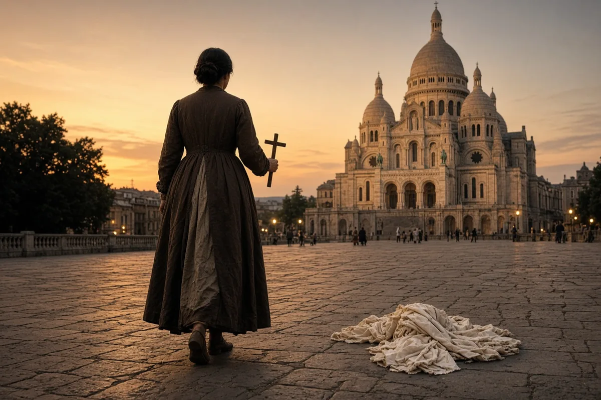 Marie Bailly departed Lourdes free of the peritonitis that had previously confined her to bed.