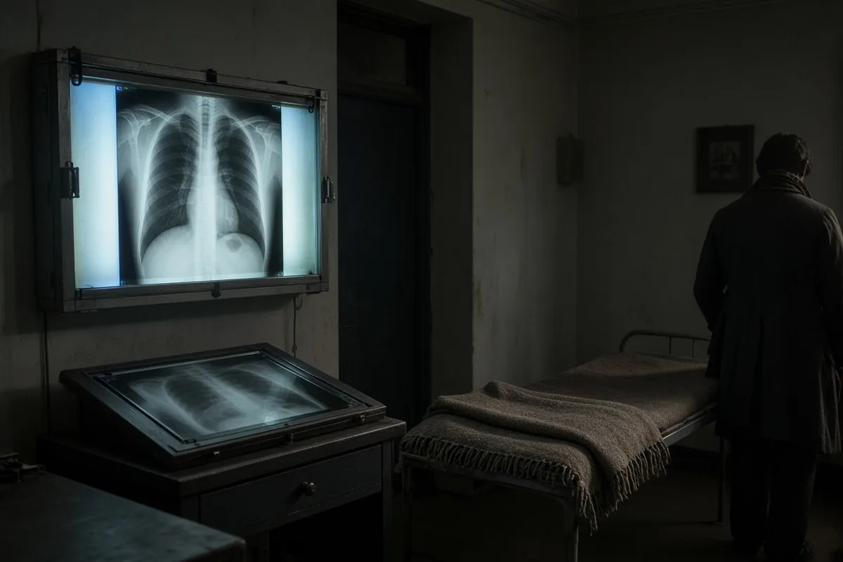 Radiographic evidence was compared before and after the reported cure.