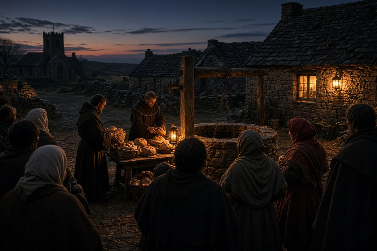 The monks used practical acts of kindness to build trust among the people.