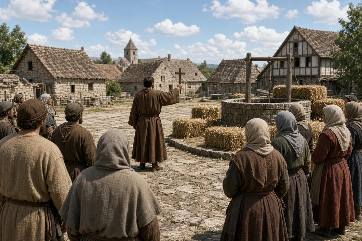He preached the Christian faith amid the widespread sickness.