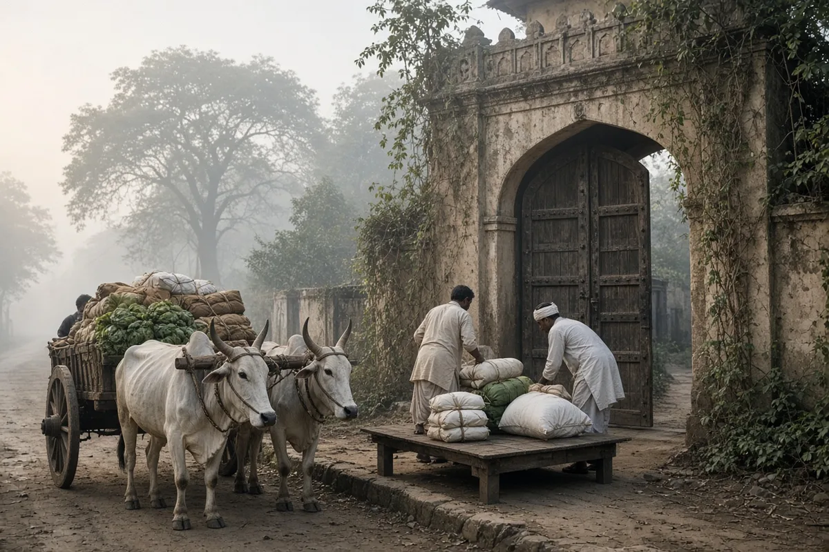 Regular deliveries of food and supplies from the village ensured continuous support for the leper colony.