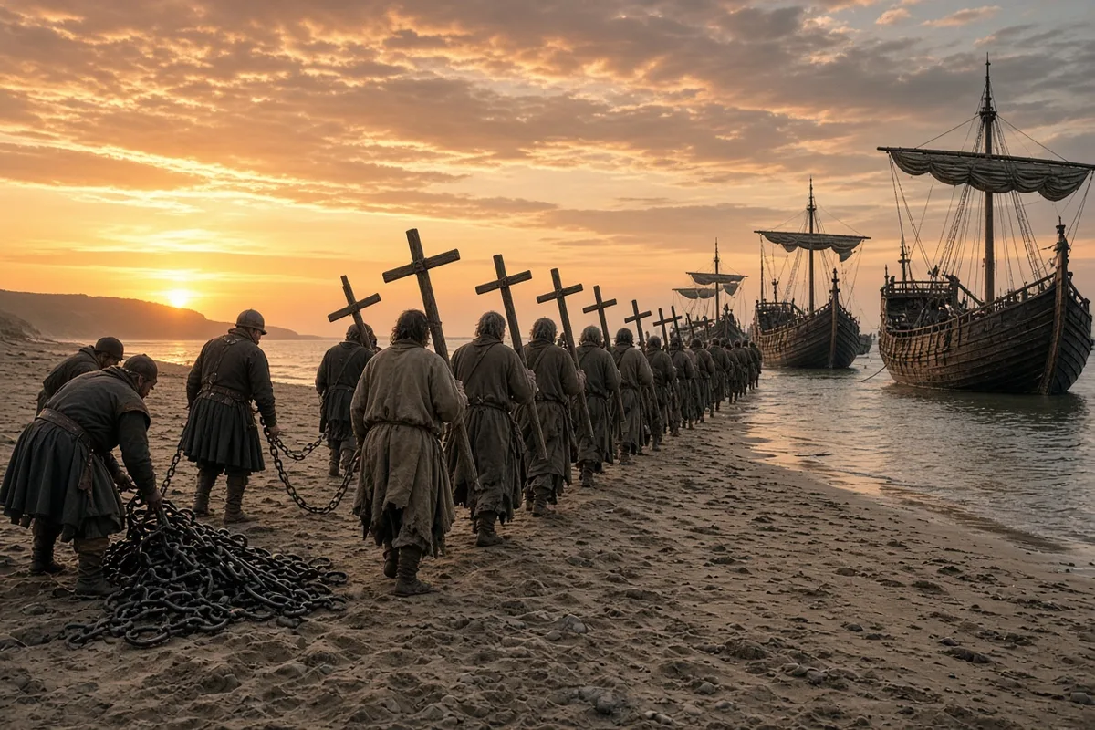The king of France emphasized compassion, using resources to ransom captives rather than pursue further conquests.