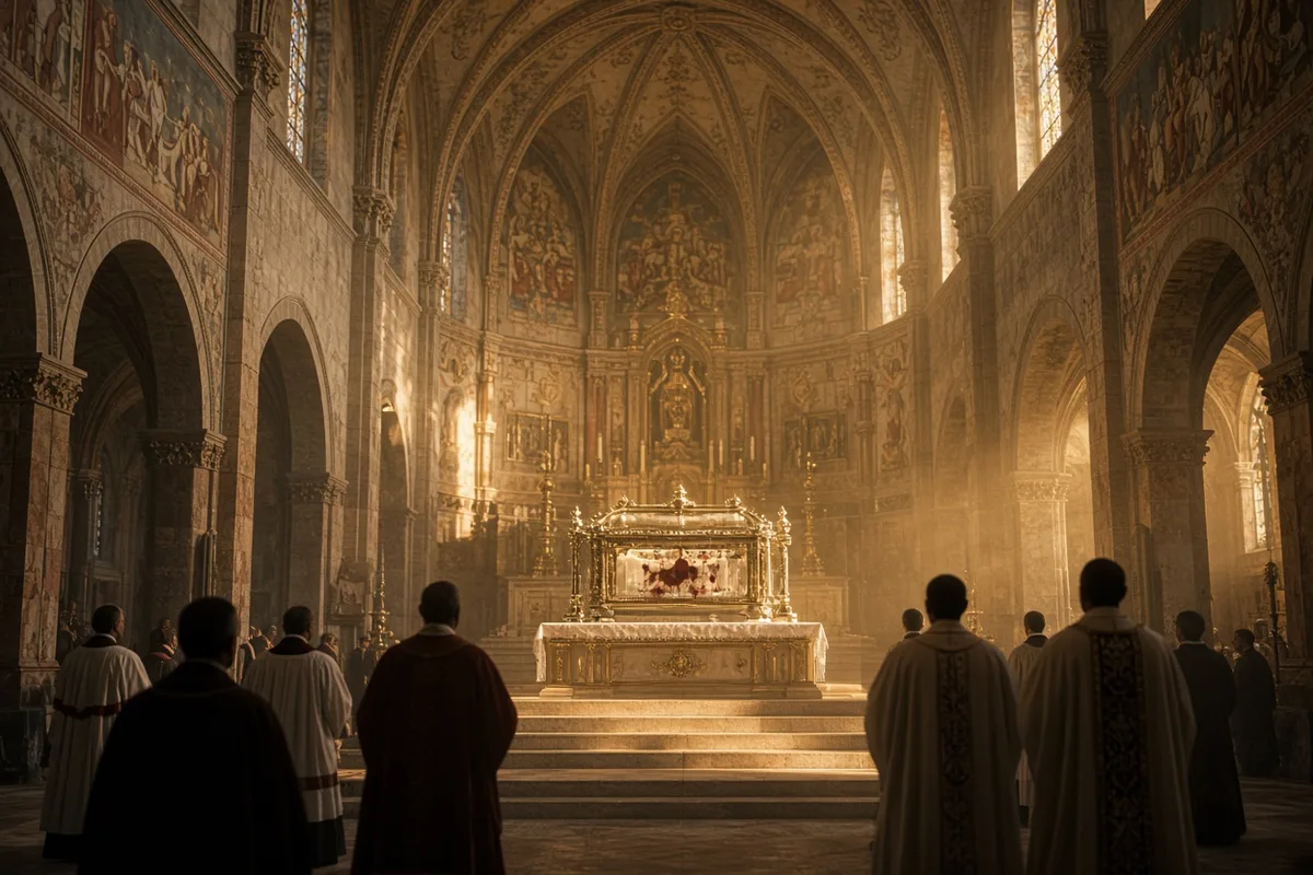 The pope ordered the corporal to be preserved as a relic in Orvieto Cathedral.