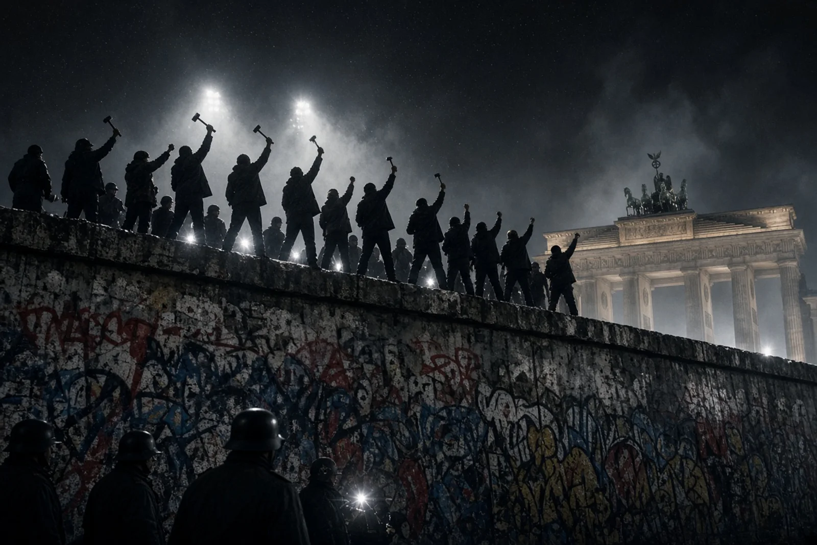 The Berlin Wall Falls